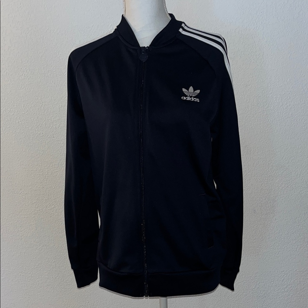 Adidas Women's Navy Blue Track Jacket